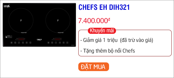 bếp từ chefs giá dưới 8 triệu đáng mua
